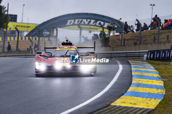 2024-06-16 - 50 FUOCO Antonio (ita), MOLINA Miguel (spa), NIELSEN Nicklas (dnk), Ferrari AF Corse, Ferrari 499P #50, Hypercar, FIA WEC, action during the 2024 24 Hours of Le Mans, 4th round of the 2024 FIA World Endurance Championship, on the Circuit des 24 Heures du Mans, from June 15 to 16, 2024 in Le Mans, France - 24 HEURES DU MANS 2024 - RACE - ENDURANCE - MOTORS