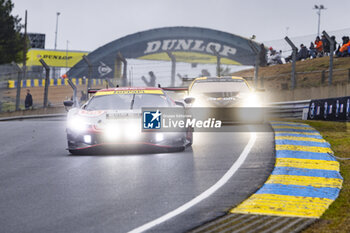 2024-06-16 - 55 HERIAU François (fra), MANN Simon (usa), ROVERA Alessio (ita), Vista AF Corse, Ferrari 296 GT3 #55, LM GT3, FIA WEC, action during the 2024 24 Hours of Le Mans, 4th round of the 2024 FIA World Endurance Championship, on the Circuit des 24 Heures du Mans, from June 15 to 16, 2024 in Le Mans, France - 24 HEURES DU MANS 2024 - RACE - ENDURANCE - MOTORS