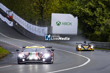 2024-06-16 - 155 LAURSEN Johnny (dnk), LAURSEN Conrad (dnk), TAYLOR Jordan (usa), Spirit of Race, Ferrari 296 LMGT3 #155, LM GT3, action during the 2024 24 Hours of Le Mans, 4th round of the 2024 FIA World Endurance Championship, on the Circuit des 24 Heures du Mans, from June 15 to 16, 2024 in Le Mans, France - 24 HEURES DU MANS 2024 - RACE - ENDURANCE - MOTORS