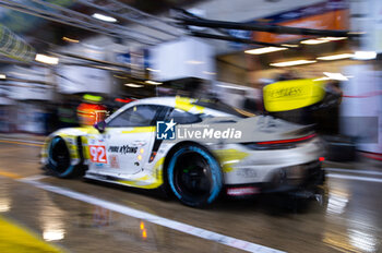 2024-06-16 - 92 MALYKHIN Aliaksandr (kna), STURM Joel (ger), BACHLER Klaus (aut), Manthey Purerxcing, Porsche 911 GT3 R #91, LM GT3, FIA WEC, action during the 2024 24 Hours of Le Mans, 4th round of the 2024 FIA World Endurance Championship, on the Circuit des 24 Heures du Mans, from June 15 to 16, 2024 in Le Mans, France - 24 HEURES DU MANS 2024 - RACE - ENDURANCE - MOTORS