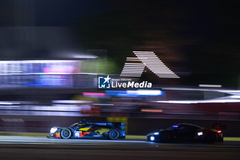 2024-06-16 - 65 SALES Rodrigo (usa), BECHE Mathias (swi), HUFFAKER Scott (usa), Panis Racing, Oreca 07 - Gibson #65, LMP2 PRO/AM, action during the 2024 24 Hours of Le Mans, 4th round of the 2024 FIA World Endurance Championship, on the Circuit des 24 Heures du Mans, from June 15 to 16, 2024 in Le Mans, France - 24 HEURES DU MANS 2024 - RACE - ENDURANCE - MOTORS