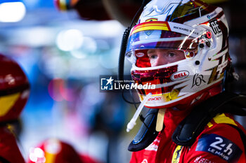 2024-06-16 - NIELSEN Nicklas (dnk), Ferrari AF Corse, Ferrari 499P #50, Hypercar, FIA WEC, portrait during the 2024 24 Hours of Le Mans, 4th round of the 2024 FIA World Endurance Championship, on the Circuit des 24 Heures du Mans, from June 15 to 16, 2024 in Le Mans, France - 24 HEURES DU MANS 2024 - RACE - ENDURANCE - MOTORS