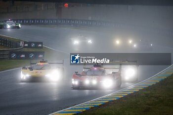 2024-06-16 - 51 PIER GUIDI Alessandro (ita), CALADO James (gbr), GIOVINAZZI Antonio (ita), Ferrari AF Corse, Ferrari 499P #51, Hypercar, FIA WEC, action during the 2024 24 Hours of Le Mans, 4th round of the 2024 FIA World Endurance Championship, on the Circuit des 24 Heures du Mans, from June 15 to 16, 2024 in Le Mans, France - 24 HEURES DU MANS 2024 - RACE - ENDURANCE - MOTORS