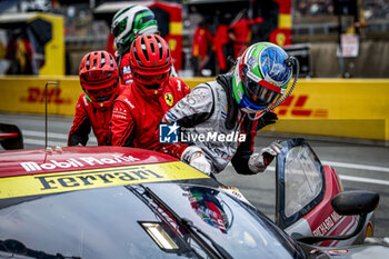 2024-06-16 - ROVERA Alessio (ita), Vista AF Corse, Ferrari 296 GT3 #55, LM GT3, FIA WEC, portrait during the 2024 24 Hours of Le Mans, 4th round of the 2024 FIA World Endurance Championship, on the Circuit des 24 Heures du Mans, from June 15 to 16, 2024 in Le Mans, France - 24 HEURES DU MANS 2024 - RACE - ENDURANCE - MOTORS