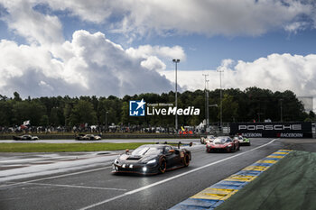 2024-06-16 - 86 WAINWRIGHT Michael (gbr), SERRA Daniel (bra), PERA Riccardo (ita), GR Racing, Ferrari 296 LMGT3 #86, LM GT3, action during the 2024 24 Hours of Le Mans, 4th round of the 2024 FIA World Endurance Championship, on the Circuit des 24 Heures du Mans, from June 15 to 16, 2024 in Le Mans, France - 24 HEURES DU MANS 2024 - RACE - ENDURANCE - MOTORS