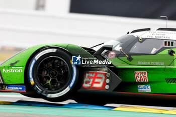 2024-06-16 - 63 BORTOLOTTI Mirko (ita), MORTARA Edoardo (ita), KVYAT Daniil, Lamborghini Iron Lynx, Lamborghini SC63 #63, Hypercar, FIA WEC, action during the 2024 24 Hours of Le Mans, 4th round of the 2024 FIA World Endurance Championship, on the Circuit des 24 Heures du Mans, from June 15 to 16, 2024 in Le Mans, France - 24 HEURES DU MANS 2024 - RACE - ENDURANCE - MOTORS