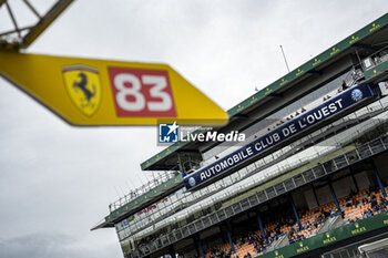 2024-06-16 - 83 KUBICA Robert (pol), SHWARTZMAN Robert (isr), YE Yifei (chn), AF Corse, Ferrari 499P #83, Hypercar, FIA WEC, illustration, stand, box during the 2024 24 Hours of Le Mans, 4th round of the 2024 FIA World Endurance Championship, on the Circuit des 24 Heures du Mans, from June 15 to 16, 2024 in Le Mans, France - 24 HEURES DU MANS 2024 - RACE - ENDURANCE - MOTORS