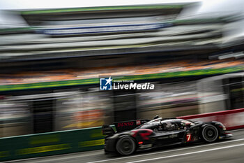 2024-06-16 - 07 LOPEZ José María (arg), KOBAYASHI Kamui (jpn), DE VRIES Nyck (nld), Toyota Gazoo Racing, Toyota GR010 - Hybrid #07, Hypercar, FIA WEC, action during the 2024 24 Hours of Le Mans, 4th round of the 2024 FIA World Endurance Championship, on the Circuit des 24 Heures du Mans, from June 15 to 16, 2024 in Le Mans, France - 24 HEURES DU MANS 2024 - RACE - ENDURANCE - MOTORS