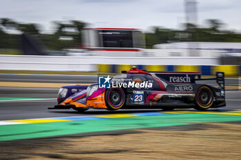 2024-06-16 - 23 KEATING Ben (usa), ALBUQUERQUE Filipe (prt), HANLEY Ben (gbr), United Autosports USA, Oreca 07 - Gibson #23 PRO/AM, LMP2, action during the 2024 24 Hours of Le Mans, 4th round of the 2024 FIA World Endurance Championship, on the Circuit des 24 Heures du Mans, from June 15 to 16, 2024 in Le Mans, France - 24 HEURES DU MANS 2024 - RACE - ENDURANCE - MOTORS