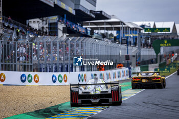 2024-06-16 - 94 VANDOORNE Stoffel (bel), DUVAL Loïc (fra), DI RESTA Paul (gbr), Peugeot TotalEnergies, Peugeot 9x8 #94, Hypercar, FIA WEC, action MMA Branding during the 2024 24 Hours of Le Mans, 4th round of the 2024 FIA World Endurance Championship, on the Circuit des 24 Heures du Mans, from June 15 to 16, 2024 in Le Mans, France - 24 HEURES DU MANS 2024 - RACE - ENDURANCE - MOTORS