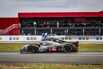 2024-06-16 - 94 VANDOORNE Stoffel (bel), DUVAL Loïc (fra), DI RESTA Paul (gbr), Peugeot TotalEnergies, Peugeot 9x8 #94, Hypercar, FIA WEC, action MMA Branding during the 2024 24 Hours of Le Mans, 4th round of the 2024 FIA World Endurance Championship, on the Circuit des 24 Heures du Mans, from June 15 to 16, 2024 in Le Mans, France - 24 HEURES DU MANS 2024 - RACE - ENDURANCE - MOTORS