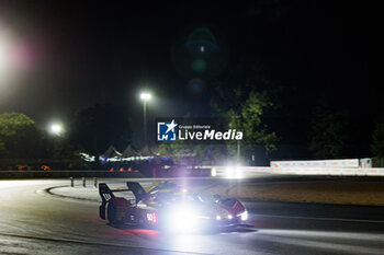 2024-06-16 - 50 FUOCO Antonio (ita), MOLINA Miguel (spa), NIELSEN Nicklas (dnk), Ferrari AF Corse, Ferrari 499P #50, Hypercar, FIA WEC, action during the 2024 24 Hours of Le Mans, 4th round of the 2024 FIA World Endurance Championship, on the Circuit des 24 Heures du Mans, from June 15 to 16, 2024 in Le Mans, France - 24 HEURES DU MANS 2024 - RACE - ENDURANCE - MOTORS