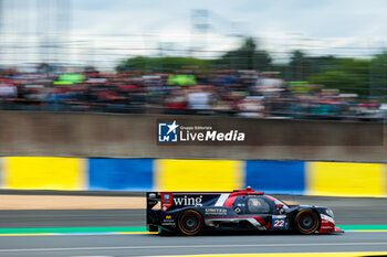 2024-06-16 - 22 JARVIS Oliver (gbr), GARG Bijoy (usa), SIEGEL Nolan (usa), United Autosports, Oreca 07 - Gibson #22, LMP2, action during the 2024 24 Hours of Le Mans, 4th round of the 2024 FIA World Endurance Championship, on the Circuit des 24 Heures du Mans, from June 15 to 16, 2024 in Le Mans, France - 24 HEURES DU MANS 2024 - RACE - ENDURANCE - MOTORS