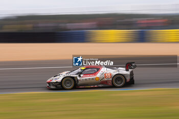 2024-06-16 - 55 HERIAU François (fra), MANN Simon (usa), ROVERA Alessio (ita), Vista AF Corse, Ferrari 296 GT3 #55, LM GT3, FIA WEC, action during the 2024 24 Hours of Le Mans, 4th round of the 2024 FIA World Endurance Championship, on the Circuit des 24 Heures du Mans, from June 15 to 16, 2024 in Le Mans, France - 24 HEURES DU MANS 2024 - RACE - ENDURANCE - MOTORS