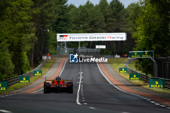 2024-06-16 - 50 FUOCO Antonio (ita), MOLINA Miguel (spa), NIELSEN Nicklas (dnk), Ferrari AF Corse, Ferrari 499P #50, Hypercar, FIA WEC, action during the 2024 24 Hours of Le Mans, 4th round of the 2024 FIA World Endurance Championship, on the Circuit des 24 Heures du Mans, from June 15 to 16, 2024 in Le Mans, France - 24 HEURES DU MANS 2024 - RACE - ENDURANCE - MOTORS