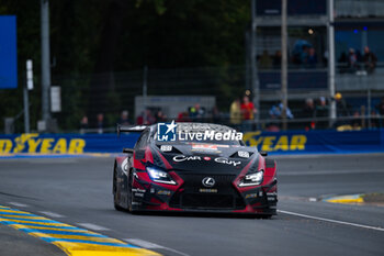 2024-06-16 - 87 HAWKSWORTH Jack (gbr), KIMURA Takeshi (jpn), MASSON Esteban (fra), Akkodis ASP Team, Lexus RC F GT3 #87, LM GT3, FIA WEC, action during the 2024 24 Hours of Le Mans, 4th round of the 2024 FIA World Endurance Championship, on the Circuit des 24 Heures du Mans, from June 15 to 16, 2024 in Le Mans, France - 24 HEURES DU MANS 2024 - RACE - ENDURANCE - MOTORS