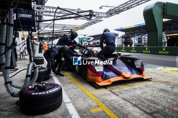 2024-06-16 - 23 KEATING Ben (usa), ALBUQUERQUE Filipe (prt), HANLEY Ben (gbr), United Autosports USA, Oreca 07 - Gibson #23 PRO/AM, LMP2, action during the 2024 24 Hours of Le Mans, 4th round of the 2024 FIA World Endurance Championship, on the Circuit des 24 Heures du Mans, from June 15 to 16, 2024 in Le Mans, France - 24 HEURES DU MANS 2024 - RACE - ENDURANCE - MOTORS