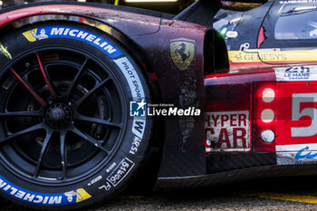 2024-06-16 - 51 PIER GUIDI Alessandro (ita), CALADO James (gbr), GIOVINAZZI Antonio (ita), Ferrari AF Corse, Ferrari 499P #51, Hypercar, FIA WEC, action during the 2024 24 Hours of Le Mans, 4th round of the 2024 FIA World Endurance Championship, on the Circuit des 24 Heures du Mans, from June 15 to 16, 2024 in Le Mans, France - 24 HEURES DU MANS 2024 - RACE - ENDURANCE - MOTORS