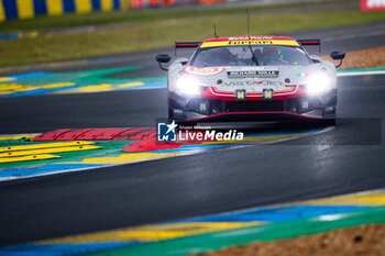 2024-06-16 - 55 HERIAU François (fra), MANN Simon (usa), ROVERA Alessio (ita), Vista AF Corse, Ferrari 296 GT3 #55, LM GT3, FIA WEC, action during the 2024 24 Hours of Le Mans, 4th round of the 2024 FIA World Endurance Championship, on the Circuit des 24 Heures du Mans, from June 15 to 16, 2024 in Le Mans, France - 24 HEURES DU MANS 2024 - RACE - ENDURANCE - MOTORS