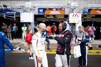 2024-06-16 - Porsche Manthey Purerxcing celebrates their win with SHAHIN Yasser (aus), during the 2024 24 Hours of Le Mans, 4th round of the 2024 FIA World Endurance Championship, on the Circuit des 24 Heures du Mans, from June 15 to 16, 2024 in Le Mans, France - 24 HEURES DU MANS 2024 - RACE - ENDURANCE - MOTORS