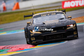 2024-06-16 - 88 OLSEN Dennis (dnk), PEDERSEN Mikkel (dnk), RODA Giorgio (ita), Proton Competition, Ford Mustang GT3 #88, LM GT3, FIA WEC, action during the 2024 24 Hours of Le Mans, 4th round of the 2024 FIA World Endurance Championship, on the Circuit des 24 Heures du Mans, from June 15 to 16, 2024 in Le Mans, France - 24 HEURES DU MANS 2024 - RACE - ENDURANCE - MOTORS