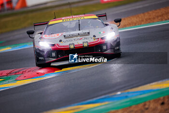 2024-06-16 - 55 HERIAU François (fra), MANN Simon (usa), ROVERA Alessio (ita), Vista AF Corse, Ferrari 296 GT3 #55, LM GT3, FIA WEC, action during the 2024 24 Hours of Le Mans, 4th round of the 2024 FIA World Endurance Championship, on the Circuit des 24 Heures du Mans, from June 15 to 16, 2024 in Le Mans, France - 24 HEURES DU MANS 2024 - RACE - ENDURANCE - MOTORS