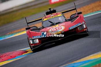 2024-06-16 - 50 FUOCO Antonio (ita), MOLINA Miguel (spa), NIELSEN Nicklas (dnk), Ferrari AF Corse, Ferrari 499P #50, Hypercar, FIA WEC, action during the 2024 24 Hours of Le Mans, 4th round of the 2024 FIA World Endurance Championship, on the Circuit des 24 Heures du Mans, from June 15 to 16, 2024 in Le Mans, France - 24 HEURES DU MANS 2024 - RACE - ENDURANCE - MOTORS