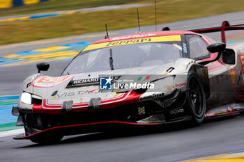 2024-06-16 - 55 HERIAU François (fra), MANN Simon (usa), ROVERA Alessio (ita), Vista AF Corse, Ferrari 296 GT3 #55, LM GT3, FIA WEC, action during the 2024 24 Hours of Le Mans, 4th round of the 2024 FIA World Endurance Championship, on the Circuit des 24 Heures du Mans, from June 15 to 16, 2024 in Le Mans, France - 24 HEURES DU MANS 2024 - RACE - ENDURANCE - MOTORS