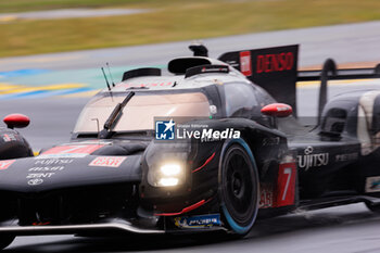 2024-06-16 - 07 LOPEZ José María (arg), KOBAYASHI Kamui (jpn), DE VRIES Nyck (nld), Toyota Gazoo Racing, Toyota GR010 - Hybrid #07, Hypercar, FIA WEC, action during the 2024 24 Hours of Le Mans, 4th round of the 2024 FIA World Endurance Championship, on the Circuit des 24 Heures du Mans, from June 15 to 16, 2024 in Le Mans, France - 24 HEURES DU MANS 2024 - RACE - ENDURANCE - MOTORS