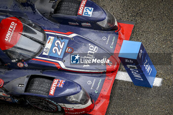 2024-06-16 - 22 JARVIS Oliver (gbr), GARG Bijoy (usa), SIEGEL Nolan (usa), United Autosports, Oreca 07 - Gibson #22, LMP2, ambiane finish line, arrivee, during the 2024 24 Hours of Le Mans, 4th round of the 2024 FIA World Endurance Championship, on the Circuit des 24 Heures du Mans, from June 15 to 16, 2024 in Le Mans, France - 24 HEURES DU MANS 2024 - RACE - ENDURANCE - MOTORS