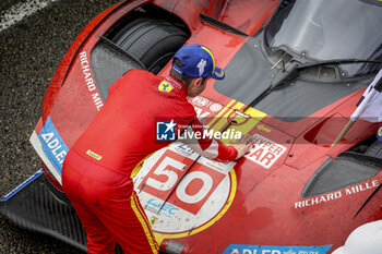 2024-06-16 - MOLINA Miguel (spa), Ferrari AF Corse, Ferrari 499P #50, Hypercar, FIA WEC, portrait during the 2024 24 Hours of Le Mans, 4th round of the 2024 FIA World Endurance Championship, on the Circuit des 24 Heures du Mans, from June 15 to 16, 2024 in Le Mans, France - 24 HEURES DU MANS 2024 - RACE - ENDURANCE - MOTORS