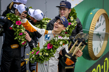 2024-06-16 - SCHURING Morris (nld), Manthey EMA, Porsche 911 GT3 R #91, LM GT3, FIA WEC, Podium portrait during the 2024 24 Hours of Le Mans, 4th round of the 2024 FIA World Endurance Championship, on the Circuit des 24 Heures du Mans, from June 15 to 16, 2024 in Le Mans, France - 24 HEURES DU MANS 2024 - RACE - ENDURANCE - MOTORS