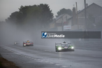 2024-06-16 - 63 BORTOLOTTI Mirko (ita), MORTARA Edoardo (ita), KVYAT Daniil, Lamborghini Iron Lynx, Lamborghini SC63 #63, Hypercar, FIA WEC, action during the 2024 24 Hours of Le Mans, 4th round of the 2024 FIA World Endurance Championship, on the Circuit des 24 Heures du Mans, from June 15 to 16, 2024 in Le Mans, France - 24 HEURES DU MANS 2024 - RACE - ENDURANCE - MOTORS