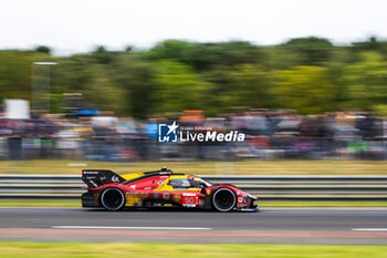 2024-06-16 - 50 FUOCO Antonio (ita), MOLINA Miguel (spa), NIELSEN Nicklas (dnk), Ferrari AF Corse, Ferrari 499P #50, Hypercar, FIA WEC, action during the 2024 24 Hours of Le Mans, 4th round of the 2024 FIA World Endurance Championship, on the Circuit des 24 Heures du Mans, from June 15 to 16, 2024 in Le Mans, France - 24 HEURES DU MANS 2024 - RACE - ENDURANCE - MOTORS