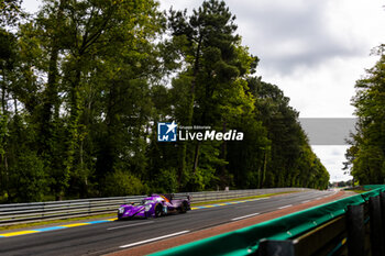 2024-06-16 - 14 HYETT PJ (usa), DELETRAZ Louis (swi), QUINN Alex (gbr), AO by TF, Oreca 07 - Gibson #14, LMP2 PRO/AM, action during the 2024 24 Hours of Le Mans, 4th round of the 2024 FIA World Endurance Championship, on the Circuit des 24 Heures du Mans, from June 15 to 16, 2024 in Le Mans, France - 24 HEURES DU MANS 2024 - RACE - ENDURANCE - MOTORS