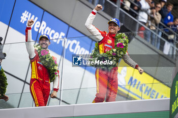 2024-06-16 - NIELSEN Nicklas (dnk), Ferrari AF Corse, Ferrari 499P #50, Hypercar, FIA WEC, portrait during the podium of the 2024 24 Hours of Le Mans, 4th round of the 2024 FIA World Endurance Championship, on the Circuit des 24 Heures du Mans, from June 15 to 16, 2024 in Le Mans, France - 24 HEURES DU MANS 2024 - PODIUM - ENDURANCE - MOTORS