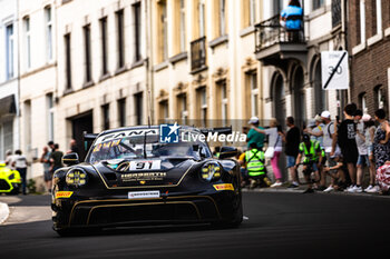 2024-06-26 - 91 BOHIN Ralf (deu), RENAUER Robert (deu), SCHRING Morris (nld), RENAUER Alfred (deu), Porsche 911 GT3 R, ambiance, parade during the 2024 CrowdStrike 24 Hours of Spa, 2nd race of the 2024 GT World Challenge Europe Endurance Cup, from June 26 to 30, 2024 on Circuit de Spa-Francorchamps, in Stavelot, Belgium - AUTO - 2024 HOURS OF SPA - ENDURANCE - MOTORS