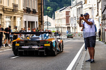 2024-06-26 - 27 RADCLIFFE Mark (gbr), MILLROY Ollie (are), BELL Rob (gbr), RUEDA Fran (esp), Maclaren 720S GT3 EVO, ambiance, parade during the 2024 CrowdStrike 24 Hours of Spa, 2nd race of the 2024 GT World Challenge Europe Endurance Cup, from June 26 to 30, 2024 on Circuit de Spa-Francorchamps, in Stavelot, Belgium - AUTO - 2024 HOURS OF SPA - ENDURANCE - MOTORS