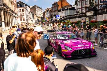 2024-06-26 - 16 RIO (hkg), PUN David (chn), TSE Kevin (hkg), DONTJE Indy (nld), Mercedes AMG GT3 EVO, ambiance, parade during the 2024 CrowdStrike 24 Hours of Spa, 2nd race of the 2024 GT World Challenge Europe Endurance Cup, from June 26 to 30, 2024 on Circuit de Spa-Francorchamps, in Stavelot, Belgium - AUTO - 2024 HOURS OF SPA - ENDURANCE - MOTORS