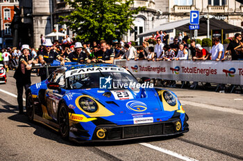 2024-06-26 - 23 EVANS Jaxon (nzl), ERIKSSON Joel (swe), PREINNING Thomas (aut), Porsche 911 GT3 R, ambiance, parade during the 2024 CrowdStrike 24 Hours of Spa, 2nd race of the 2024 GT World Challenge Europe Endurance Cup, from June 26 to 30, 2024 on Circuit de Spa-Francorchamps, in Stavelot, Belgium - AUTO - 2024 HOURS OF SPA - ENDURANCE - MOTORS