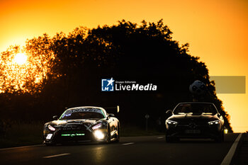 2024-06-26 - 90 PEREZ COMPANC Ezequiel (arg), ASSENHEIMER Patrick (deu), BASZ Karol (pol), Mercedes AMG GT3 EVO, action, parade during the 2024 CrowdStrike 24 Hours of Spa, 2nd race of the 2024 GT World Challenge Europe Endurance Cup, from June 26 to 30, 2024 on Circuit de Spa-Francorchamps, in Stavelot, Belgium - AUTO - 2024 HOURS OF SPA - ENDURANCE - MOTORS