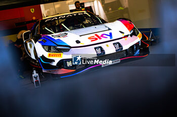 2024-06-26 - 93 FROGGATT Christopher (gbr), HUI Jonathan (hkg), CHEEVER Eddie (ita), WADOUX Lilou (fra), Ferrari 296 GT3, paddock during the 2024 CrowdStrike 24 Hours of Spa, 2nd race of the 2024 GT World Challenge Europe Endurance Cup, from June 26 to 30, 2024 on Circuit de Spa-Francorchamps, in Stavelot, Belgium - AUTO - 2024 HOURS OF SPA - ENDURANCE - MOTORS