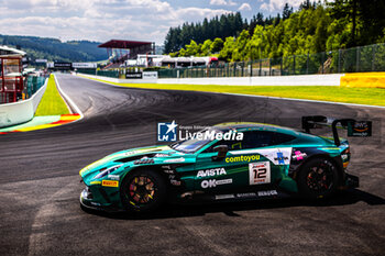 2024-06-26 - 12 BAERT Nicolas (bel), MUTH Esteban (bel), OGAARD Sebastian (dnk), BASTARS Erwan (fra), Aston Martin Vantage AMR GT3 EVO, ambiance during the 2024 CrowdStrike 24 Hours of Spa, 2nd race of the 2024 GT World Challenge Europe Endurance Cup, from June 26 to 30, 2024 on Circuit de Spa-Francorchamps, in Stavelot, Belgium - AUTO - 2024 HOURS OF SPA - ENDURANCE - MOTORS