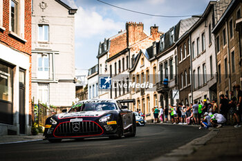 2024-06-26 - 888 SIMS Alexander (gbr), IBRAHIM Prince Jefri (mys), LOVE Jordan (aus), KONRAD Martin (aut), Mercedes AMG GT3 EVO, ambiance, parade during the 2024 CrowdStrike 24 Hours of Spa, 2nd race of the 2024 GT World Challenge Europe Endurance Cup, from June 26 to 30, 2024 on Circuit de Spa-Francorchamps, in Stavelot, Belgium - AUTO - 2024 HOURS OF SPA - ENDURANCE - MOTORS