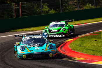 2024-06-27 - 992 ESTRE Kevin (fra), PILET Patrick (fra), VANTHOOR Laurens (bel), Porsche 911 GT3 R, action during the 2024 CrowdStrike 24 Hours of Spa, 2nd race of the 2024 GT World Challenge Europe Endurance Cup, from June 26 to 30, 2024 on Circuit de Spa-Francorchamps, in Stavelot, Belgium - AUTO - 2024 HOURS OF SPA - ENDURANCE - MOTORS