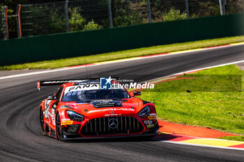 2024-06-27 - 03 BARTONE Anthony (usa), KELL James (gbr), METTLER Yannick (che), WALKER Aaron (gbr), Mercedes AMG GT3 EVO, action during the 2024 CrowdStrike 24 Hours of Spa, 2nd race of the 2024 GT World Challenge Europe Endurance Cup, from June 26 to 30, 2024 on Circuit de Spa-Francorchamps, in Stavelot, Belgium - AUTO - 2024 HOURS OF SPA - ENDURANCE - MOTORS