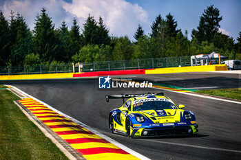 2024-06-27 - 97 BLATTNER Dustin (usa), MARSCHALL Dennis (deu), HARTOG Loek (nld), RICHARD ROBICHON Zacharie (can), Porsche 911 GT3 R, action during the 2024 CrowdStrike 24 Hours of Spa, 2nd race of the 2024 GT World Challenge Europe Endurance Cup, from June 26 to 30, 2024 on Circuit de Spa-Francorchamps, in Stavelot, Belgium - AUTO - 2024 HOURS OF SPA - ENDURANCE - MOTORS