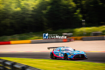 2024-06-27 - 60 AL KHALIFA Isa (bhr), KODRIC Martin (hrv), WILLIAMSON Lewis (gbr), BRID Franckie (gbr), Mercedes AMG GT3 EVO, action during the 2024 CrowdStrike 24 Hours of Spa, 2nd race of the 2024 GT World Challenge Europe Endurance Cup, from June 26 to 30, 2024 on Circuit de Spa-Francorchamps, in Stavelot, Belgium - AUTO - 2024 HOURS OF SPA - ENDURANCE - MOTORS