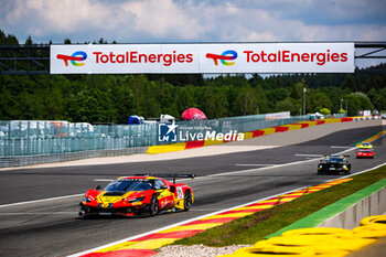 2024-06-27 - 71 NEUBAUER Thomas (fra), ABRIL Vincent (mco), VIDALES David (esp), Ferrari 296 GT3, action during the 2024 CrowdStrike 24 Hours of Spa, 2nd race of the 2024 GT World Challenge Europe Endurance Cup, from June 26 to 30, 2024 on Circuit de Spa-Francorchamps, in Stavelot, Belgium - AUTO - 2024 HOURS OF SPA - ENDURANCE - MOTORS