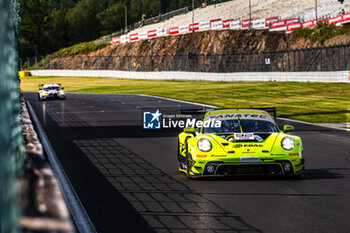 2024-06-27 - 92 JAMINET Mathieu (fra), CAMPBELL Matt (aus), MAKOWIECKI Frederic (fra), Porsche 911 GT3 R, action during the 2024 CrowdStrike 24 Hours of Spa, 2nd race of the 2024 GT World Challenge Europe Endurance Cup, from June 26 to 30, 2024 on Circuit de Spa-Francorchamps, in Stavelot, Belgium - AUTO - 2024 HOURS OF SPA - ENDURANCE - MOTORS